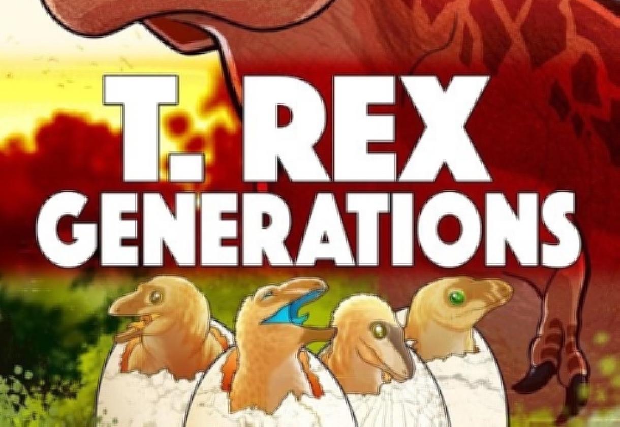 T rex generations book cover