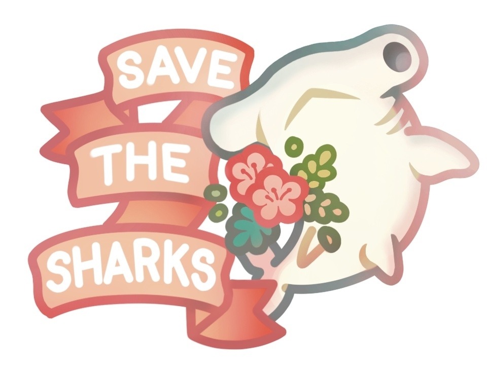 Save the Sharks Sticker