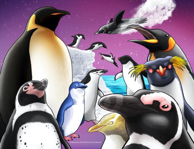 Penguins Art Print