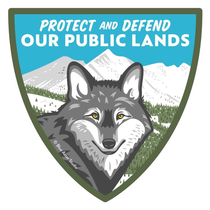 Protect Wolf | Animal Stickers | Rextooth Wildlife Stickers