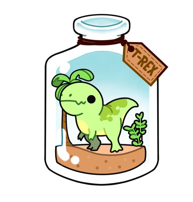 T. rex in a Jar