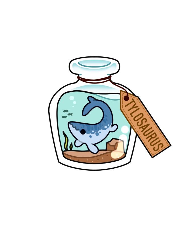 Tylosaurus in a Jar