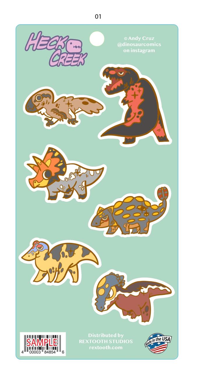 Heck Creek Sticker Set