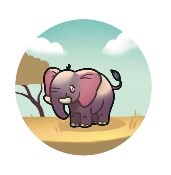 Elephant Cute Series