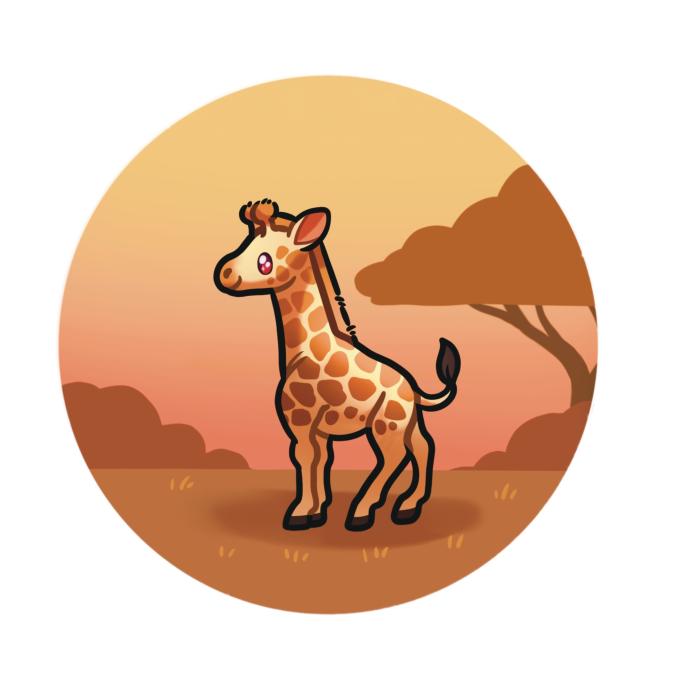 Giraffe Cute Series