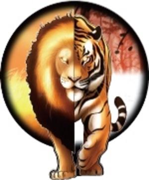 Lion/Tiger Lapel Pin