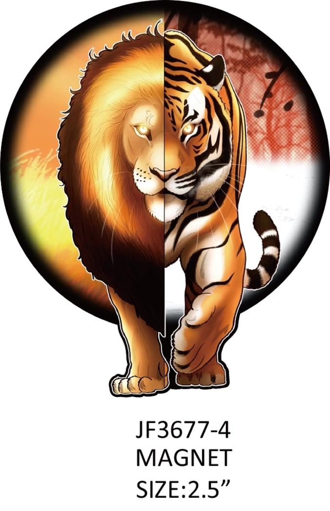 Lion/Tiger Magnet