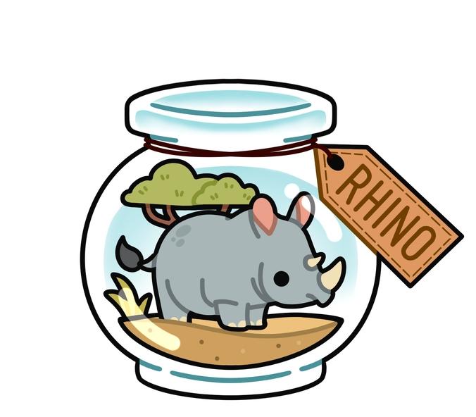 Rhino in a Bottle