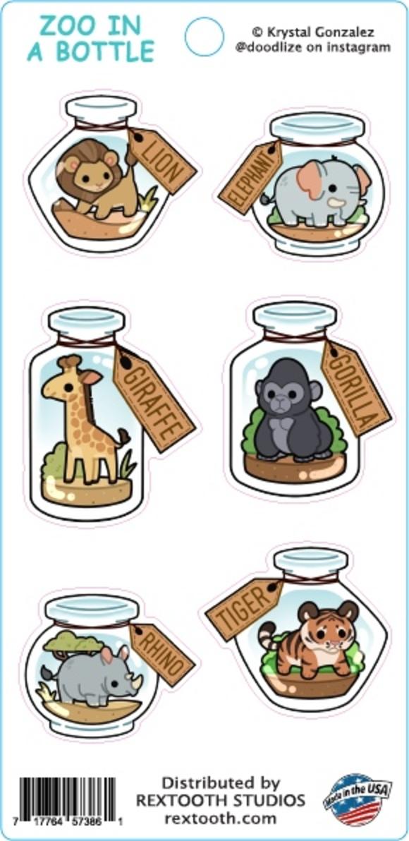 Zoo in a Bottle Set