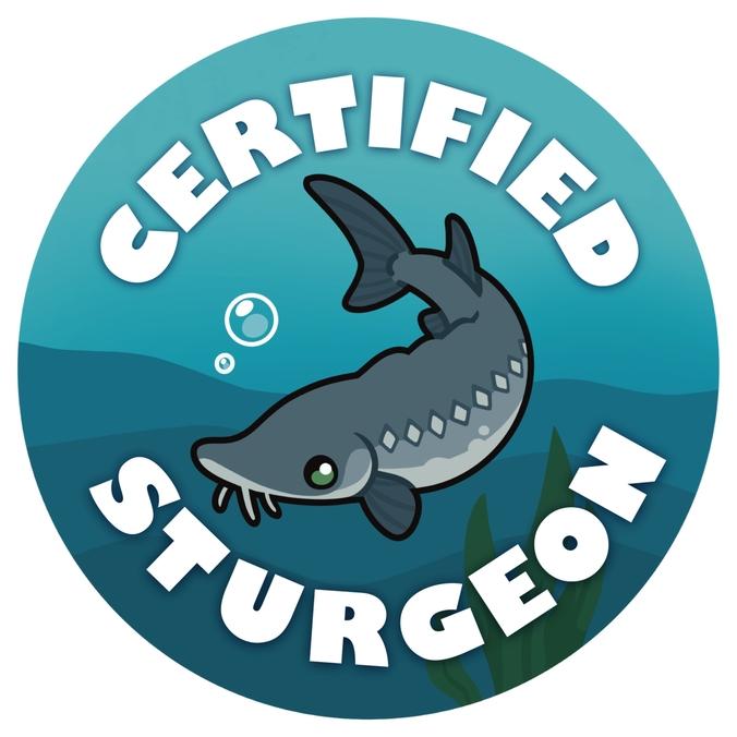 Certified Sturgeon Sticker