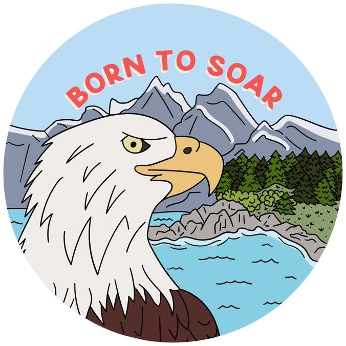 Born to Soar Bald Eagle