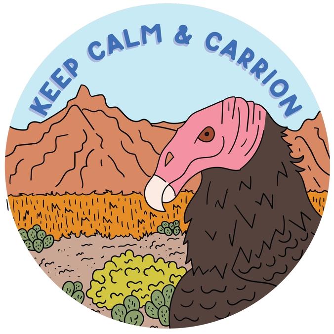 Vulture Keep Calm and Carrion