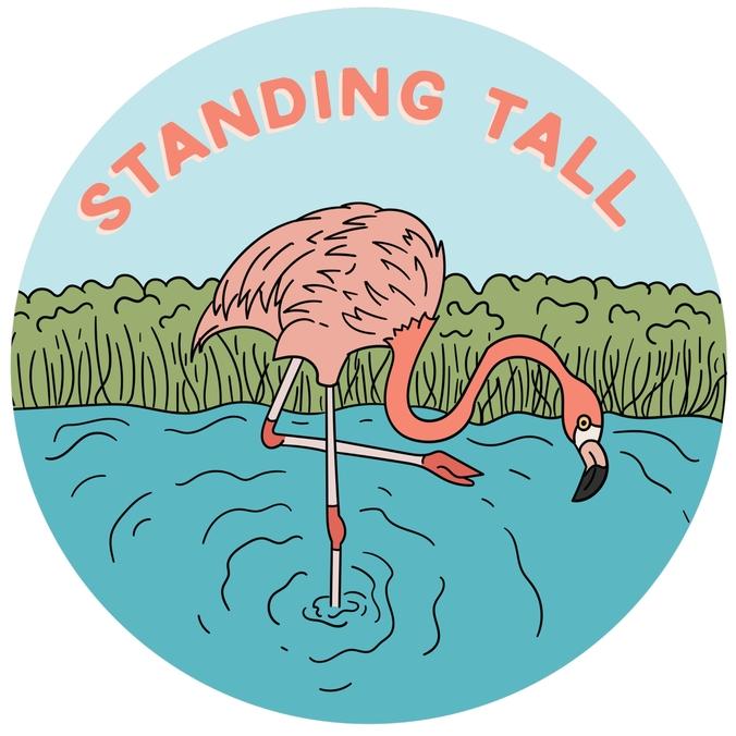 Flamingo Standing Tall
