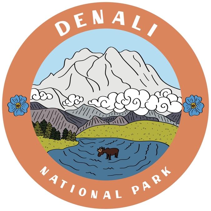 Denali National Park Sticker