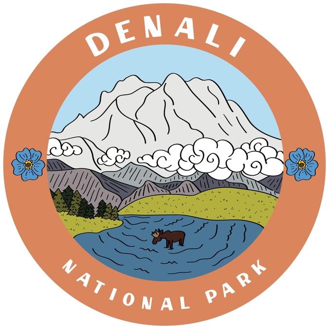 Denali National Park Button