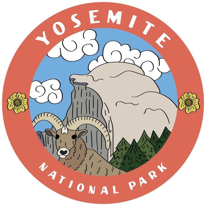 Yosemite National Park Sticker