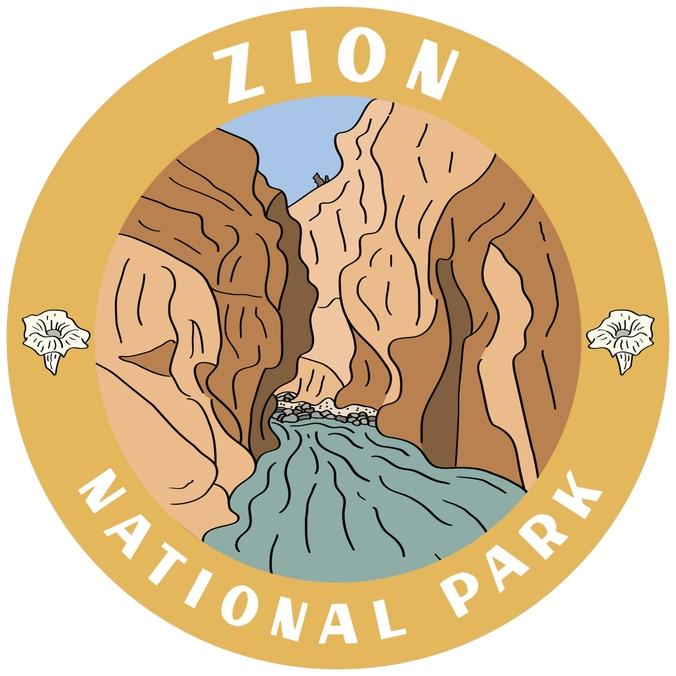Zion National Park Button